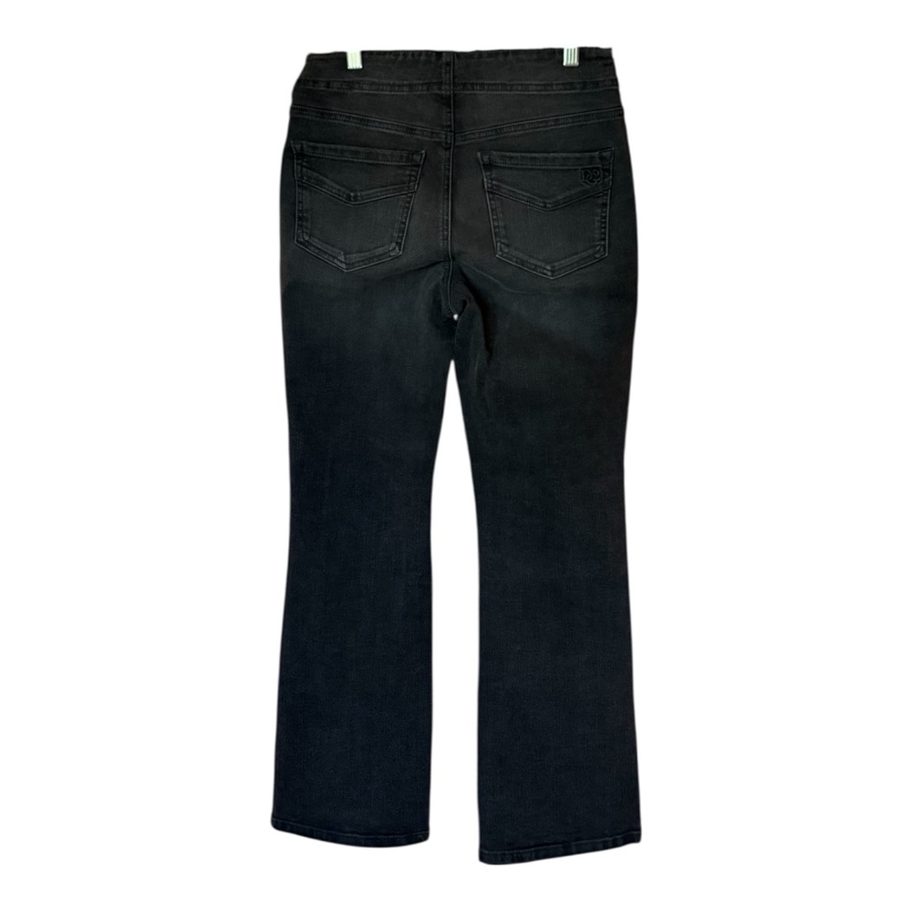 DG2 by Diane Gilman Black Charcoal Flare Jeans - Picture 5 of 11